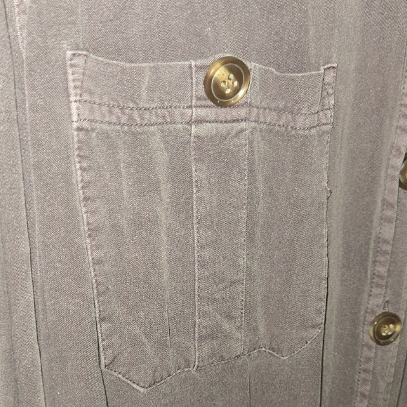 Maurices Deep Purple Relaxed Fit Shirt - Picture 3 of 7